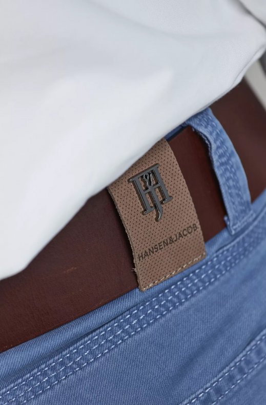 Hansen & Jacob - 5-PKT Twill Melange - Blue 44