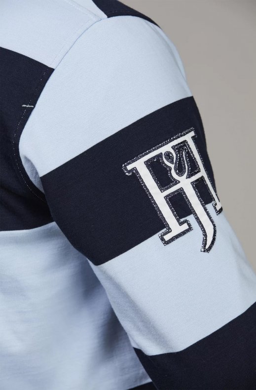 Hansen & Jacob - Striped Rugger - Navy