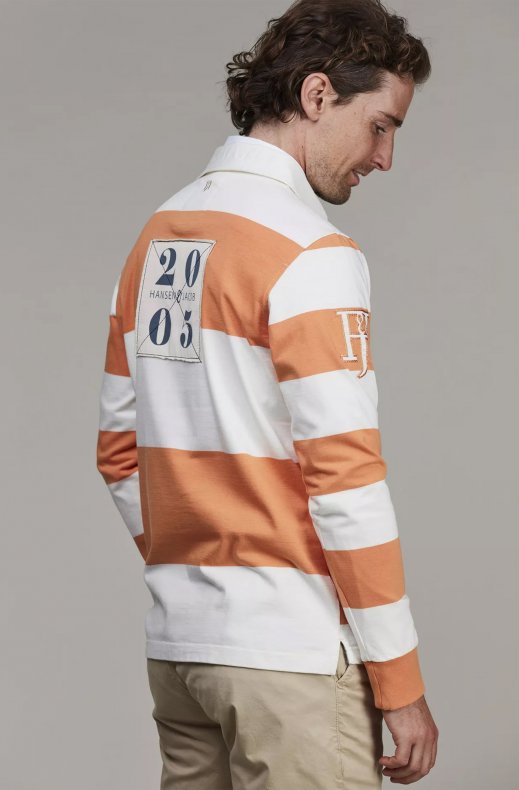 Hansen & Jacob - Striped Rugger - Orange