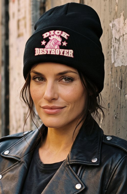Hatitude - Dick Destroyer Beanie - Black