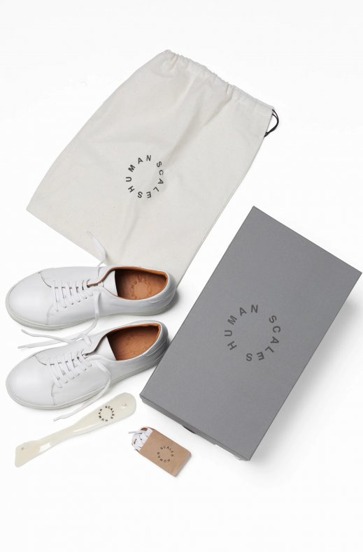 Human Scales - Mens Sneaker Henry White