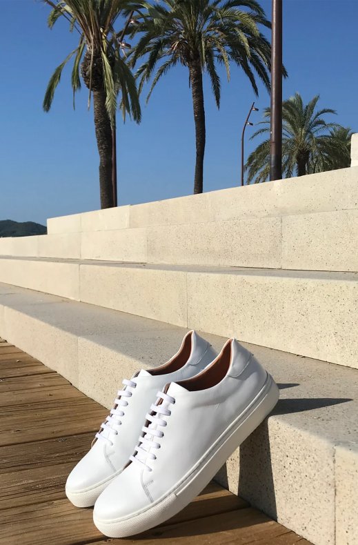 Human Scales - Mens Sneaker Henry White