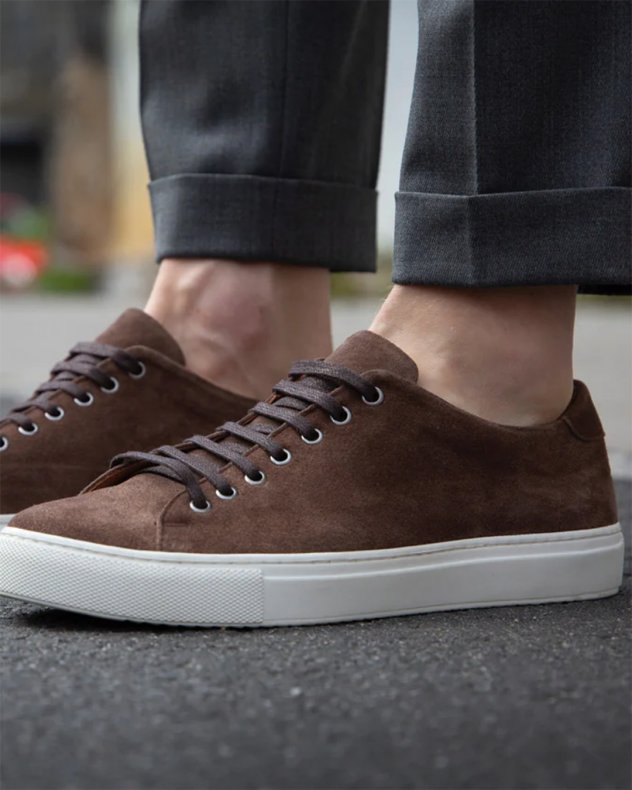 Human Scales - Mens Sneaker Herbert Iron Brown