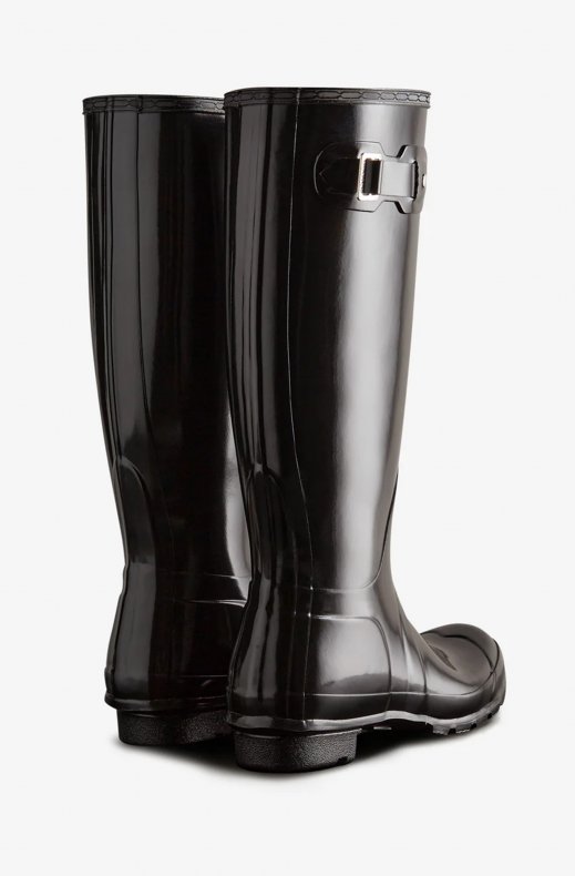 Hunter - Original Tall Gloss Boot - Black