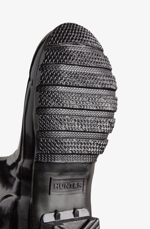 Hunter - Original Tall Gloss Boot - Black