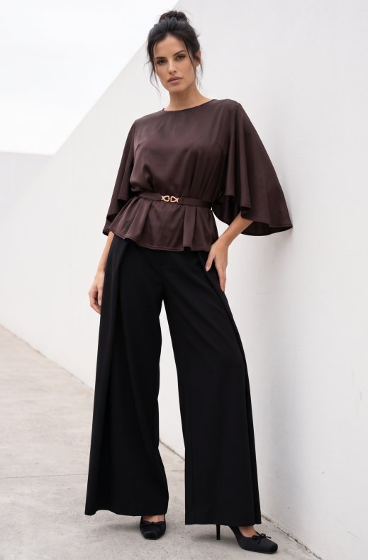 Ida Sjöstedt - Gaia Top - Dark Brown