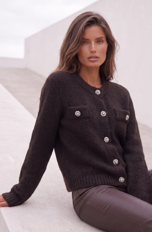 Ida Sjöstedt - Jaden Cardigan - Brown