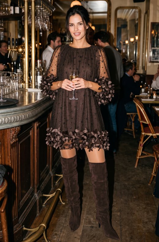 Ida Sjöstedt - River Dress - Dark Brown