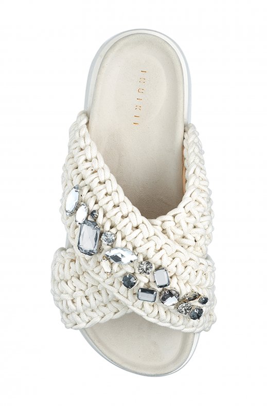 Inuikii - Woven stone Platform - True White