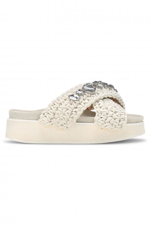 Inuikii - Woven stone Platform - True White