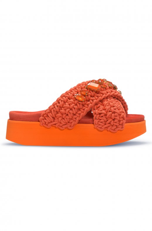 Inuikii - Woven Stone Platform - Orange
