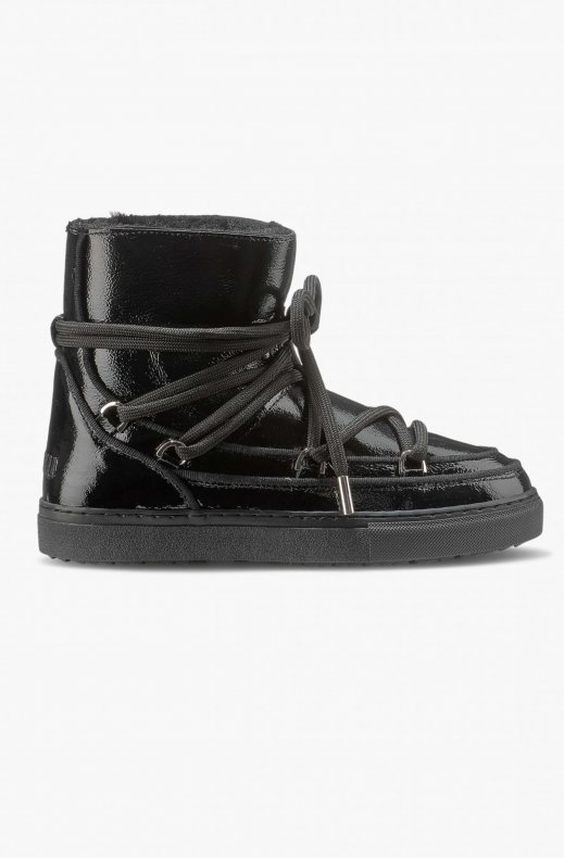 Inuikii - Full Leather Naplack Sneaker - Black