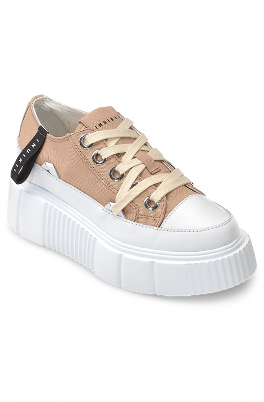 Inuikii - Matilda Canvas Low Sneaker Sand