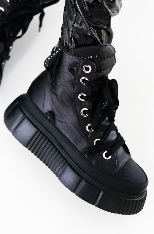 Inuikii - Matilda Leather Black