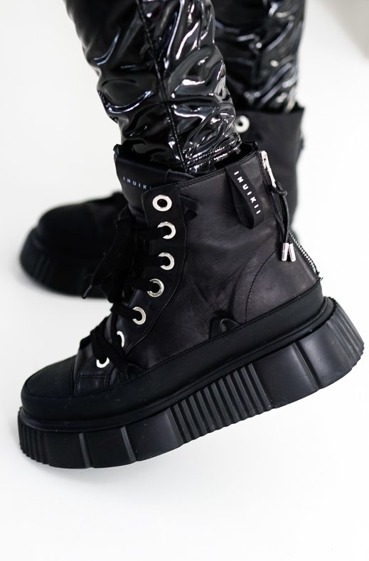 Inuikii - Matilda Leather Black