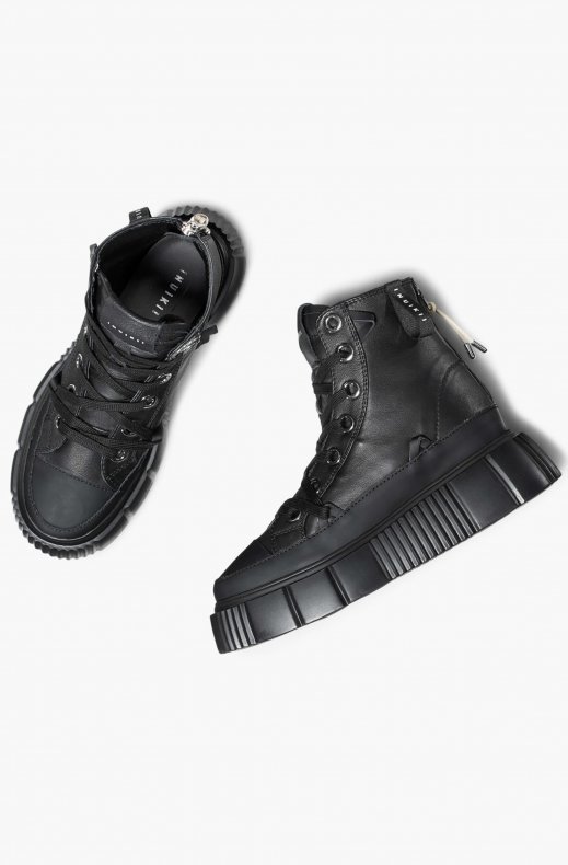 Inuikii - Matilda Leather Black