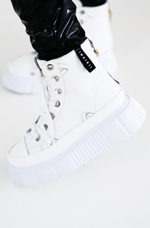 Inuikii - Matilda Leather White