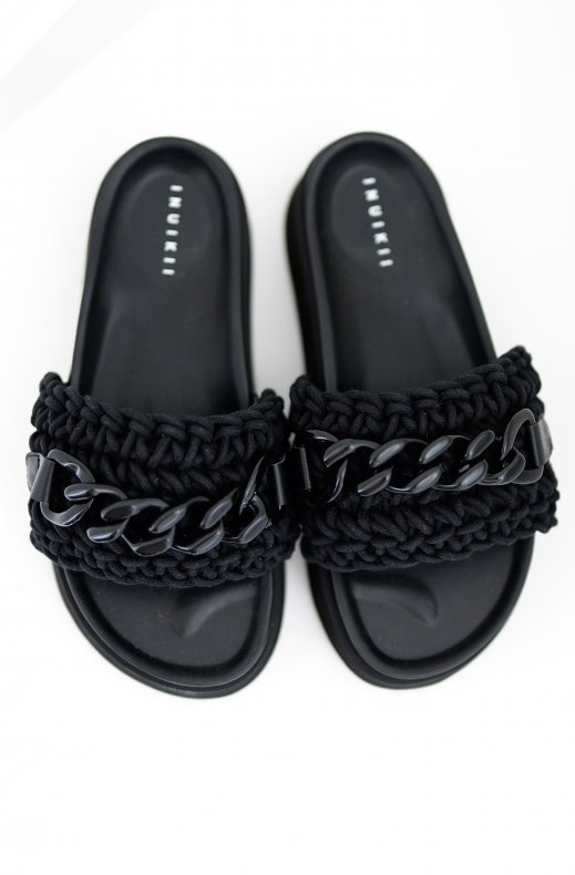 Inuikii - Woven chain Platform - Black