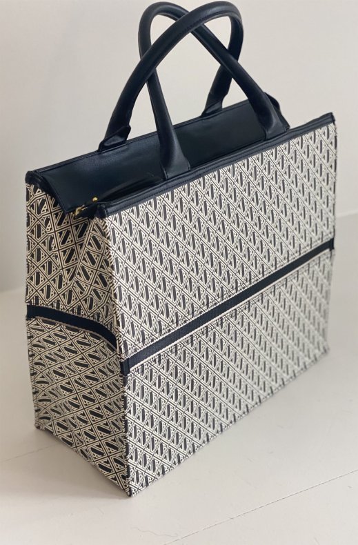 JLB - Shopper bag black white