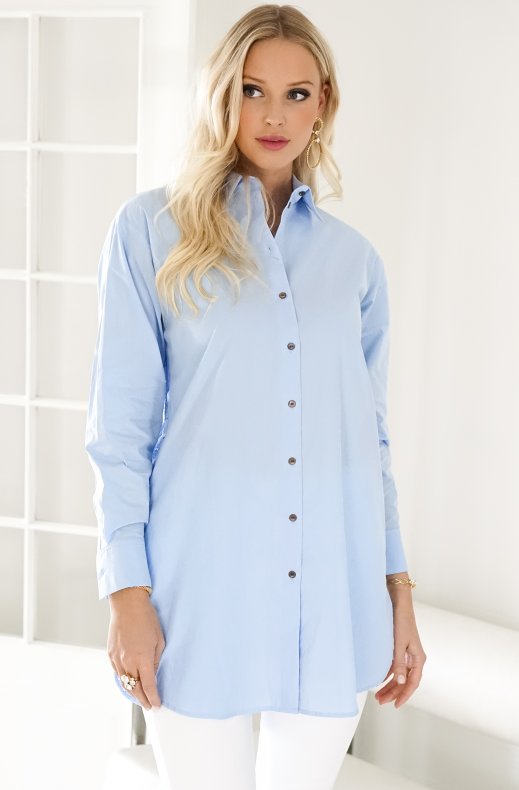 Karl Lagerfeld - Logo Tunic with Embroidery Sky Blue