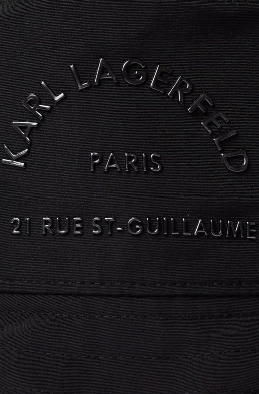 KARL LAGERFELD – RUE ST GUILLAUME BUCKET HAT BLACK