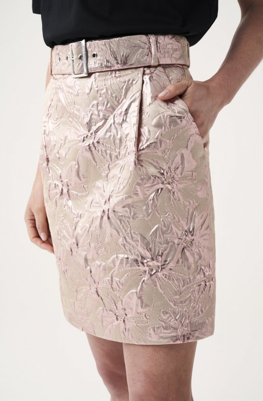 Lars Wallin - Workwear Skirt Pink Metallic