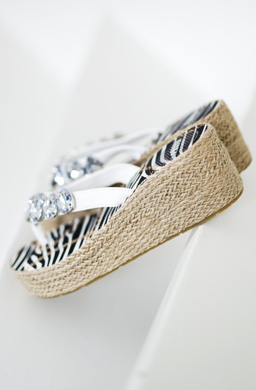 L.A. Water - Rope Wedge Jungle White