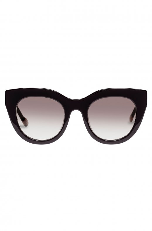 Le Specs - Airy Canary Handmade - Black Grape with Khaki Grad