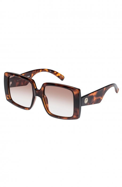 Le Specs - Glo Letter - Tortoise with warm smoke grad lens