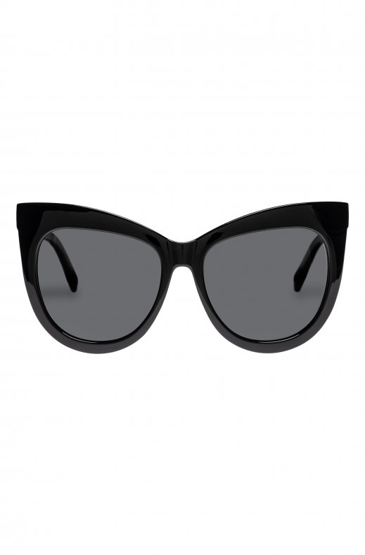 Le Specs - Hidden Treasures - Black with smoke mono lens