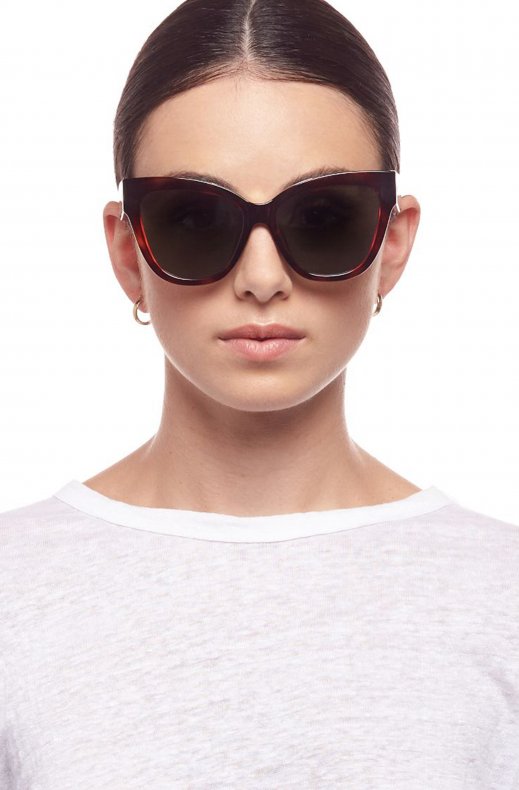 Le Specs - Vacanze Toffee Tort - Gold Khaki Mono