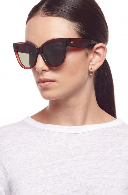 Le Specs - Vacanze Toffee Tort - Gold Khaki Mono