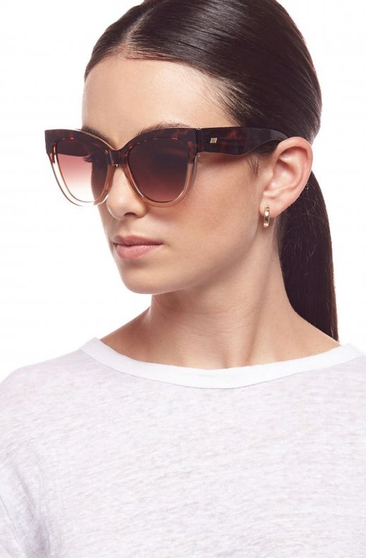 Le Specs - Vacanze Tort Sand Splice - Gold with Brown Grad