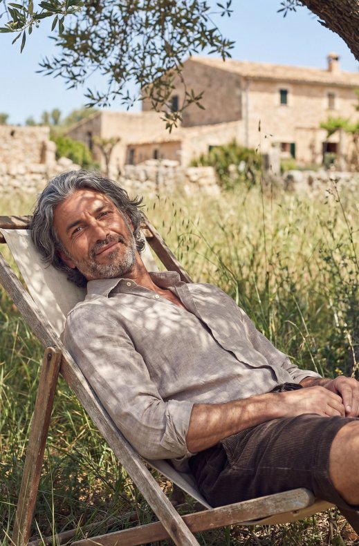 Less Worries - Linen Shirt - Sand