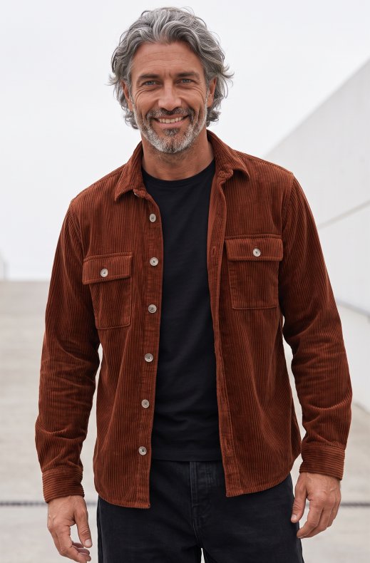 Less Worries - Cord Shirt - Brick