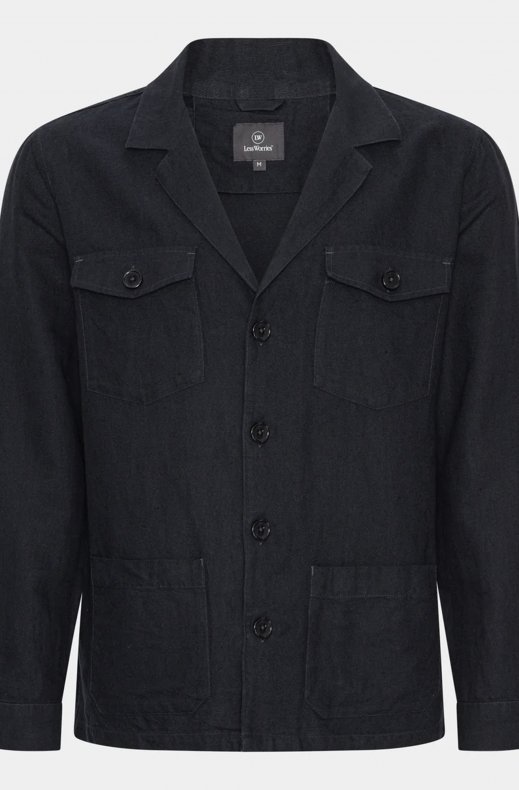 Less Worries - Safari Shirt - Navy