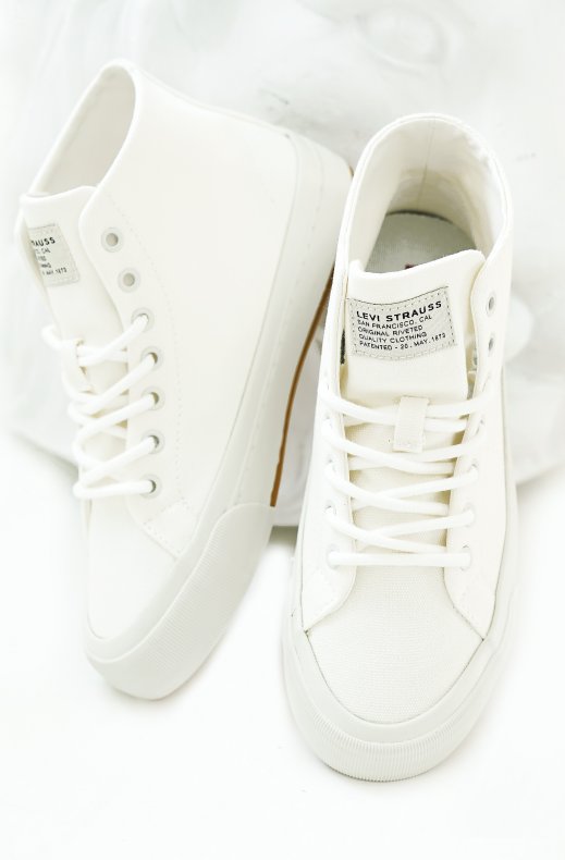 Levis - Summit Mid High Sneakers - White