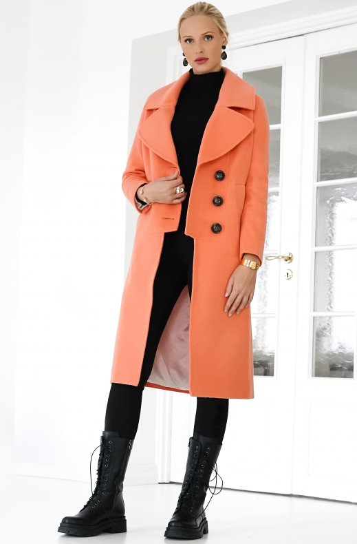 LIBERTINE LIBERTINE - RESERVE COAT CORAL BLUSH
