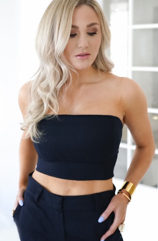 Libertine Libertine - Tension Top - Dark Navy Plain