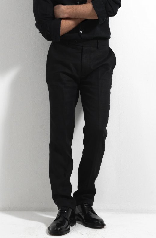 Ljung - Airo Linen Trousers Black