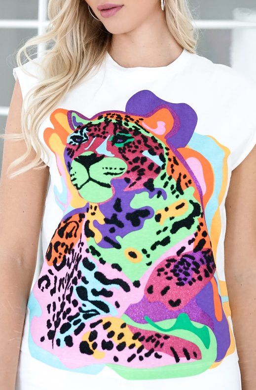 Lola Casademunt - 22362026 - Tiger Top White