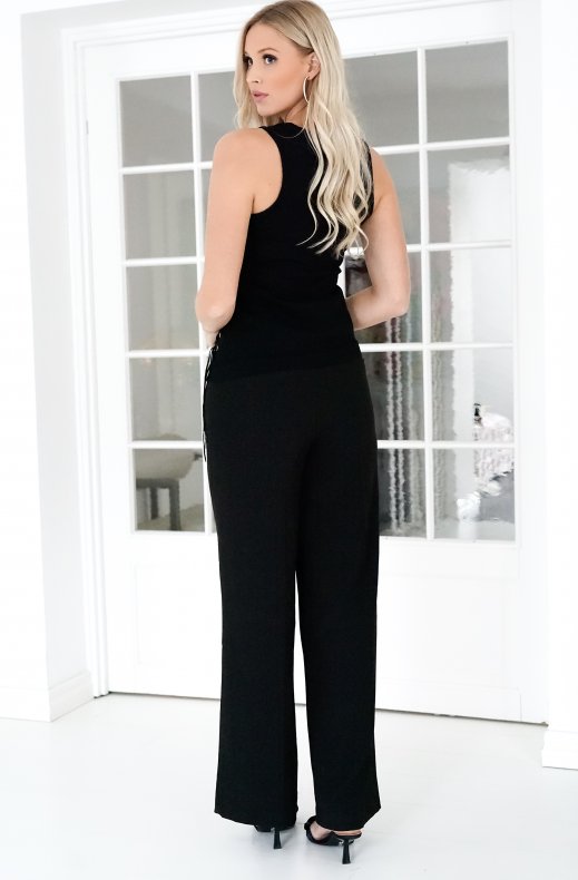 Lola Casademunt - Eyelet Top - Black