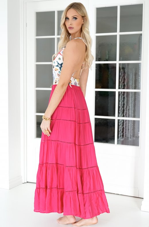 Lola Casademunt - Maxi Skirt 22368002 - Fuchsia