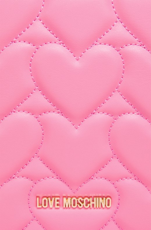 Love Moschino - Quilted Heart Shoulderbag - Pink