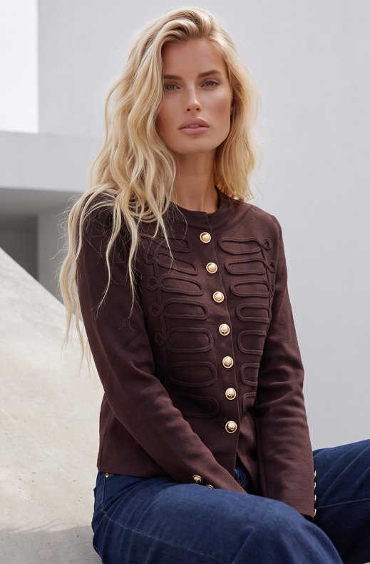 Mixed Brands - Cardigan AL5557 - Brown