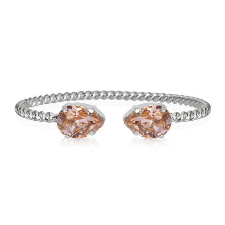 Caroline Svedbom - Mini Drop Bracelet - Rhodium Vintage Rose