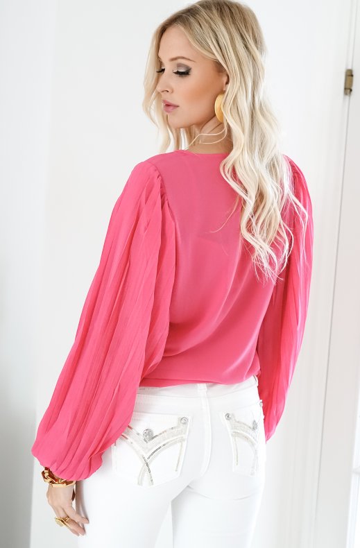 Miss Me - White Crossed Lines Denim