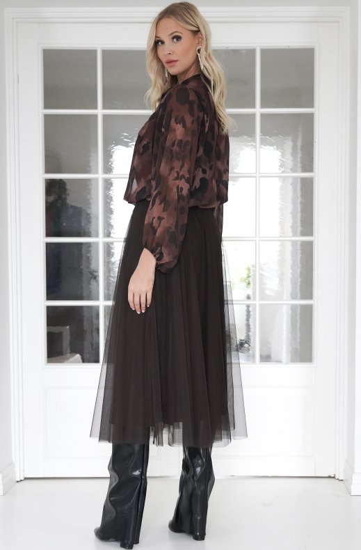Mixed Brands - Tulle skirt Tulipa 0231 - Dark Brown