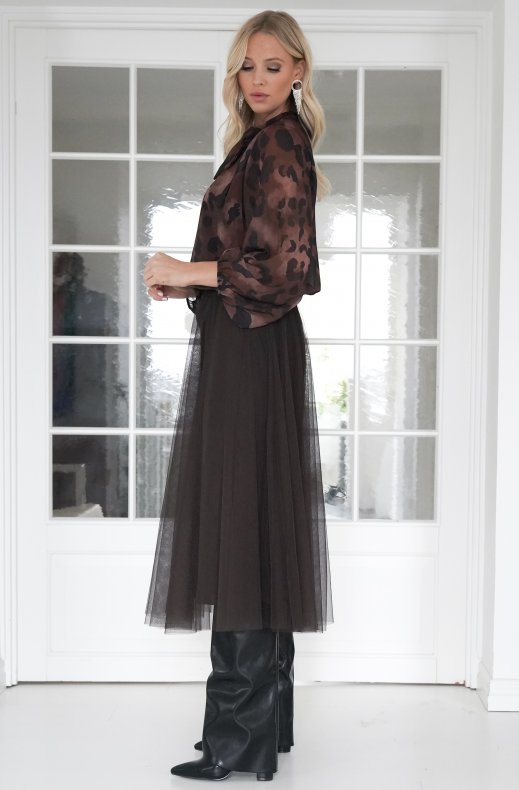Mixed Brands - Tulle skirt Tulipa 0231 - Dark Brown