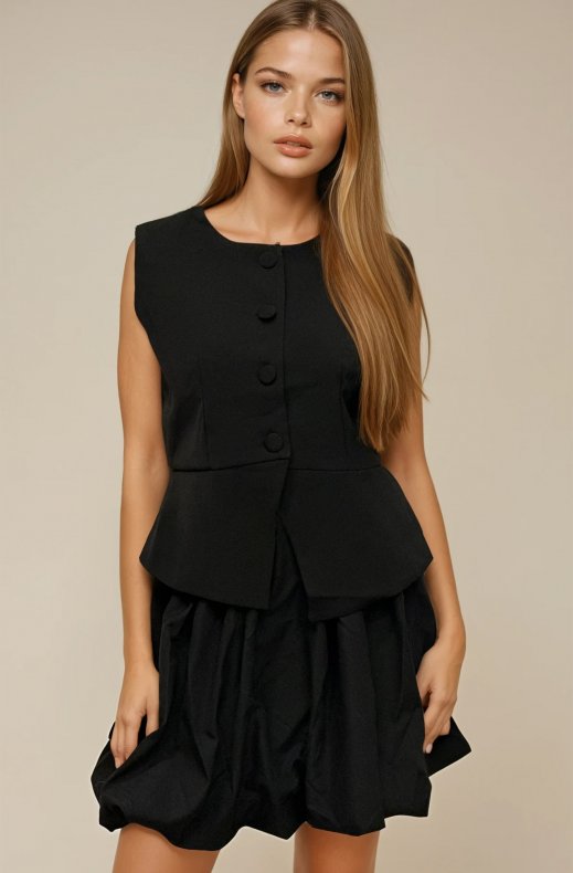 Mixed Brands - Chic Vest 2596 - Black